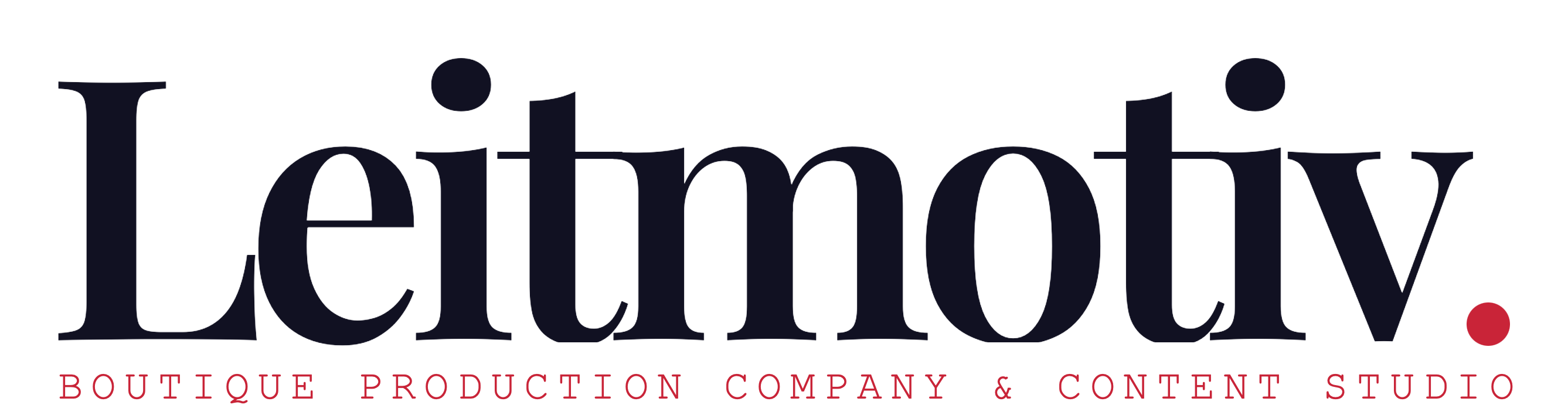Logo con tagline · navy